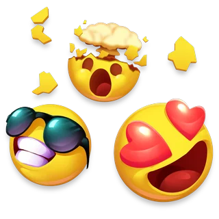 Výherní emoji – Bubbles