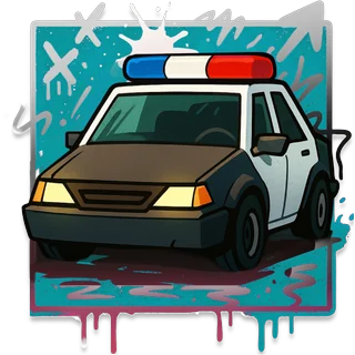 Policejní auto – Chicken Royal
