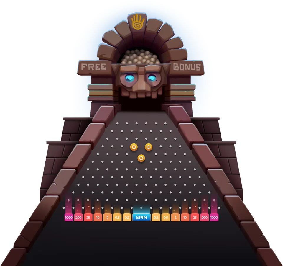 Herní plocha – Plinko AZTEC